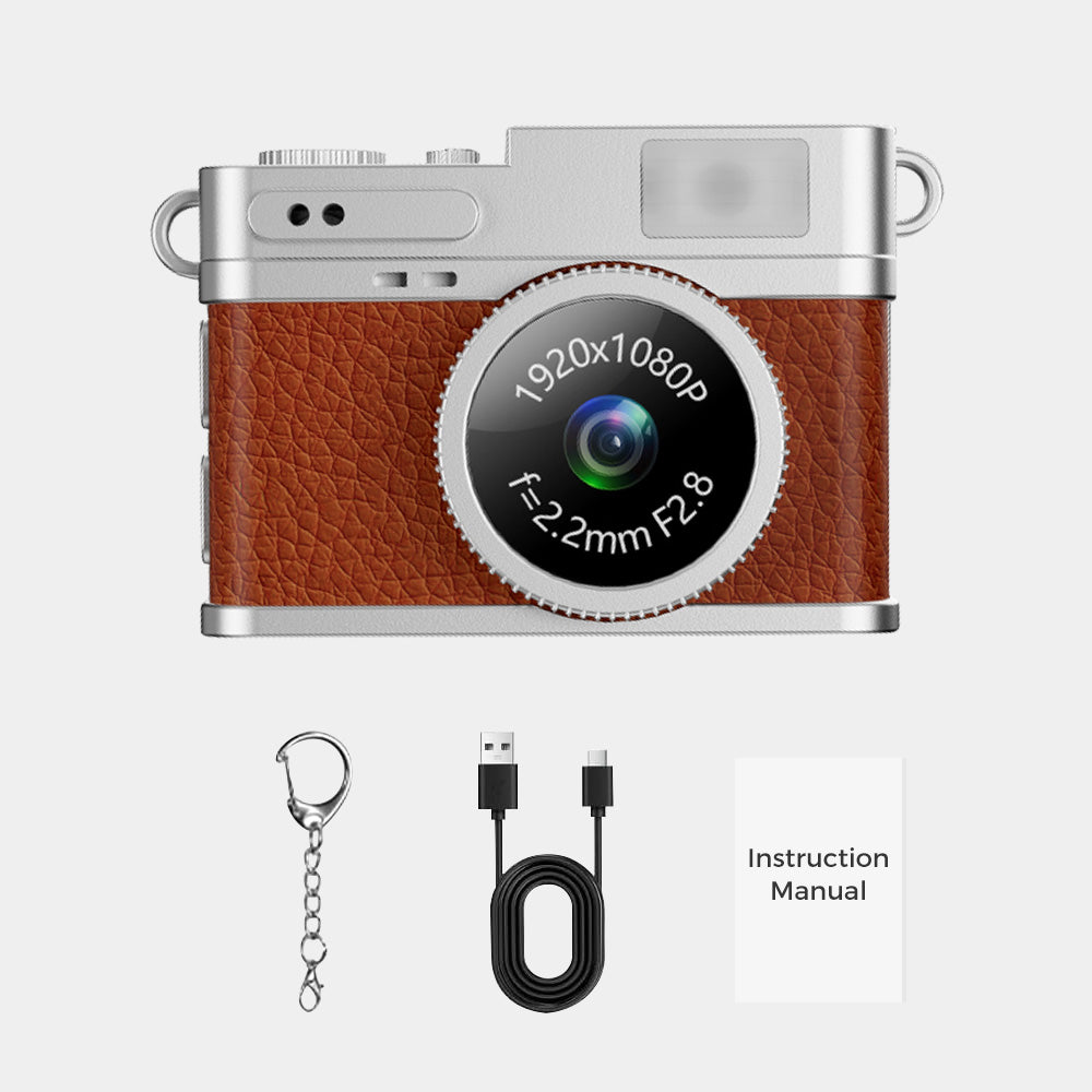 Cwepady S150 Retro Mini Camera with 8GB Card
