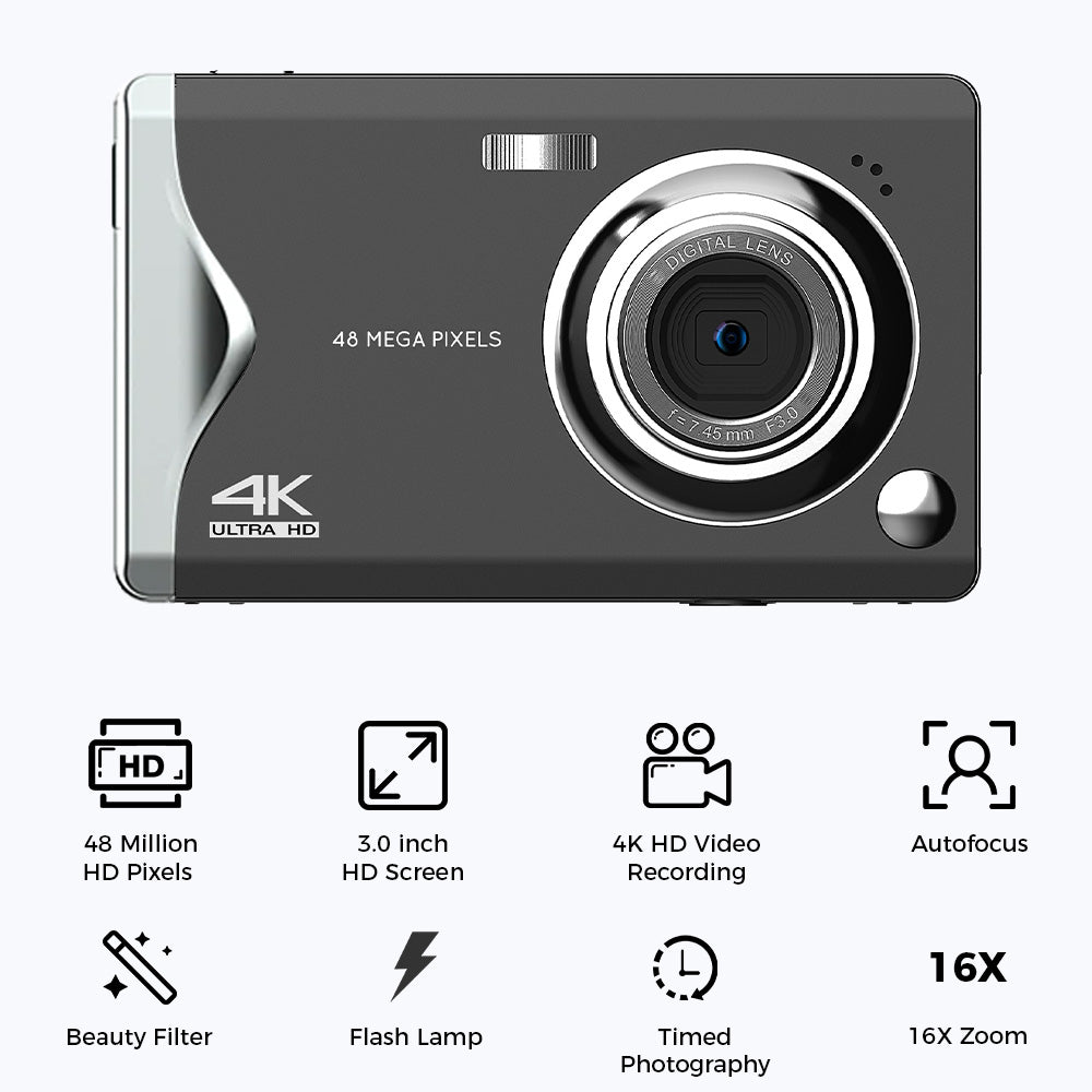 48 Mega Pixel 16X Zoom High-Definition Digital Camera