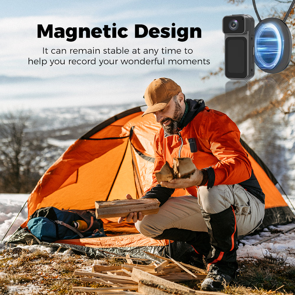 S80 Mini Action Camera with Charging Dock