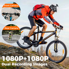 4K UHD Cycling Camera with Front and Rear Cameras