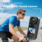 Cwepady S83 Thumb Action Camera (with 64GB SD Card)