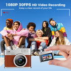 Cwepady S150 Retro Mini Camera with 8GB Card