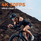 4K UHD Cycling Camera with Front and Rear Cameras