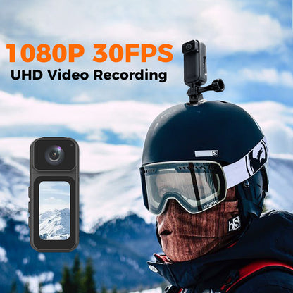 Cwepady S80 Mini Action Camera with Charging Dock