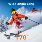 4K UHD Cycling Camera with Front and Rear Cameras