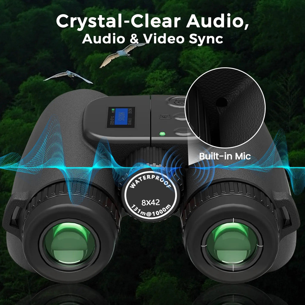 Cwepady Zoom AI Binocular with Camera 8x42
