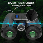 Cwepady Zoom AI Binocular with Camera 8x42