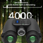 Cwepady Zoom AI Binocular with Camera 8x42