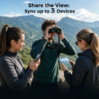 Cwepady Zoom AI Binocular with Camera 8x42