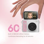 CWEPADY Film Pro Retro Mini Camera (with 8GB SD Card)