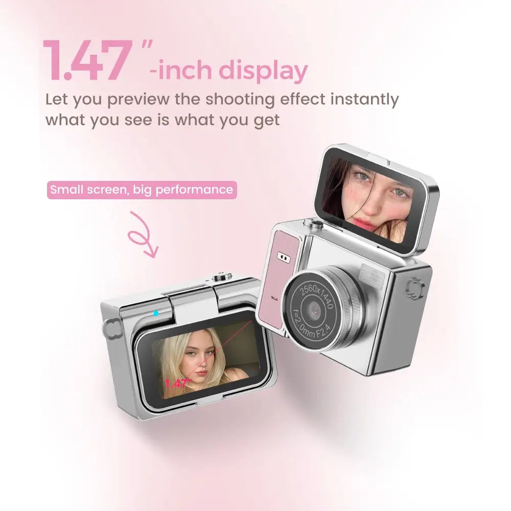 CWEPADY Film Pro Retro Mini Camera (with 8GB SD Card)