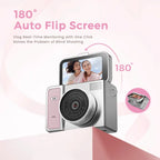 CWEPADY Film Pro Retro Mini Camera (with 8GB SD Card)