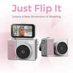 CWEPADY Film Pro Retro Mini Camera (with 8GB SD Card)