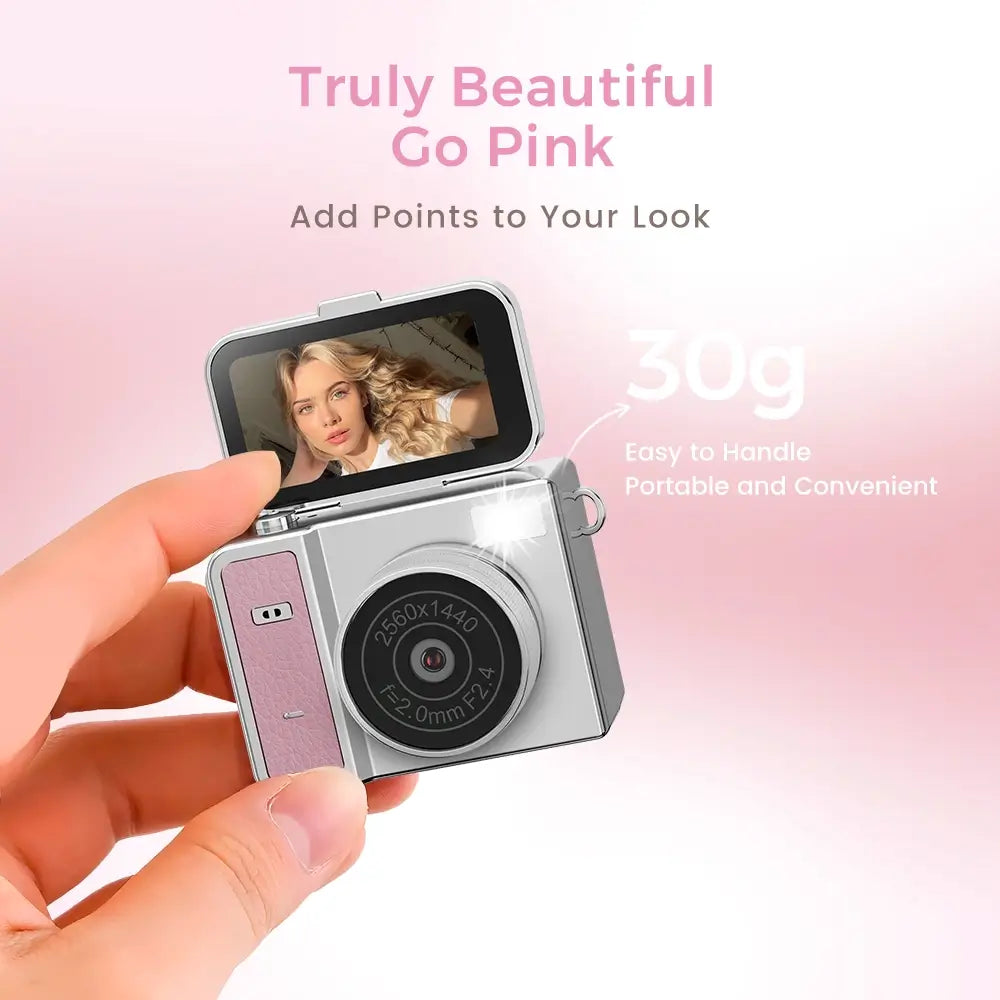 CWEPADY Film Pro Retro Mini Camera (with 8GB SD Card)