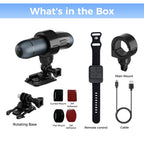 4K UHD Cycling Camera with Front and Rear Cameras