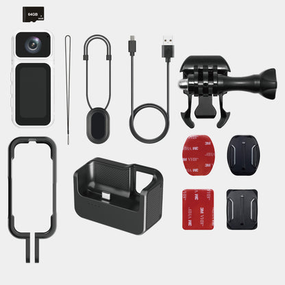 Cwepady S80 Mini Action Camera with Charging Dock