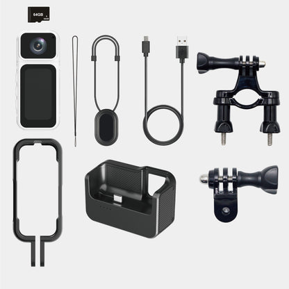 Cwepady S80 Mini Action Camera with Charging Dock