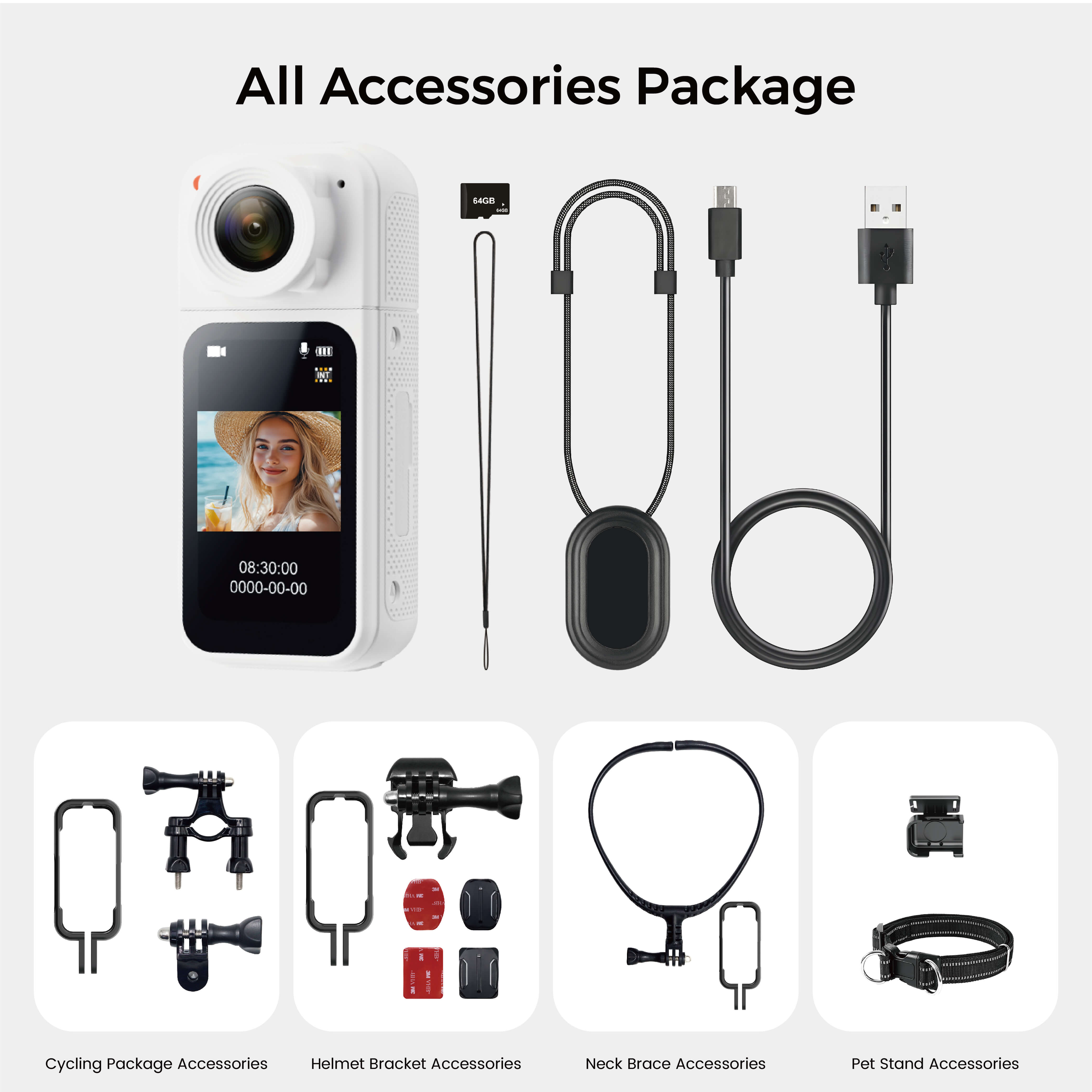 Mini POV Camera Magnetic Wearable Camera with WiFi | CWEPADY S83