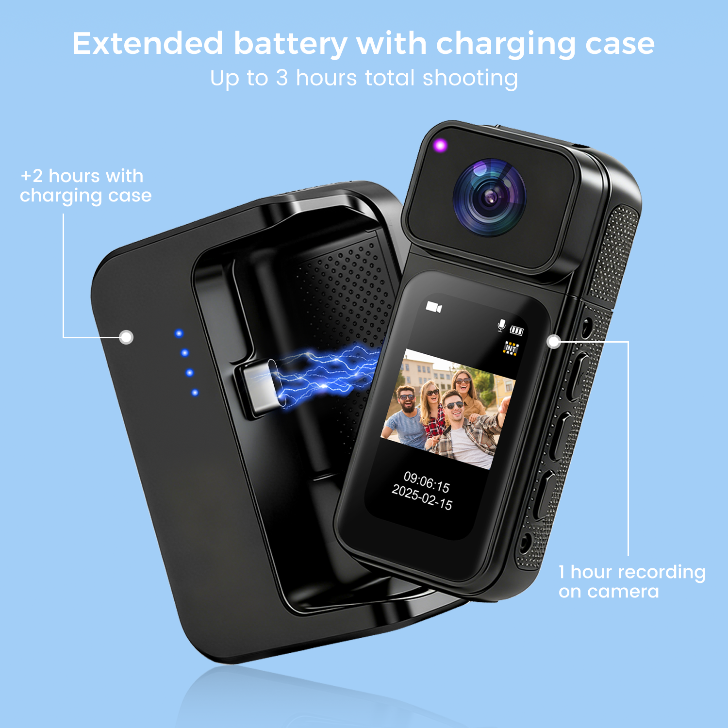 CWEPADY S80 Thumb POV Camera (with 64GB SD Card)