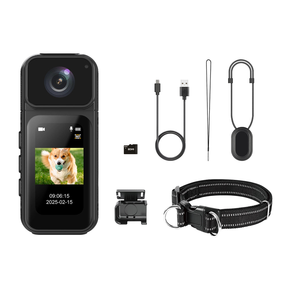 Cwepady 2.7K POV Pet Camera